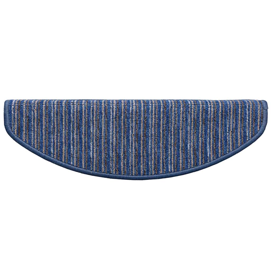 Self-adhesive Stair Mats 15 pcs Blue 65 x 21 x 4 cm