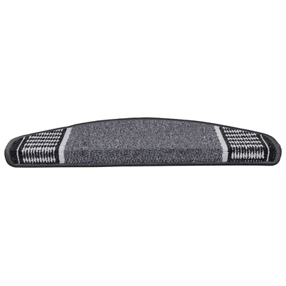 Self-adhesive Stair Mats 15 pcs Anthracite 65 x 21 x 4 cm