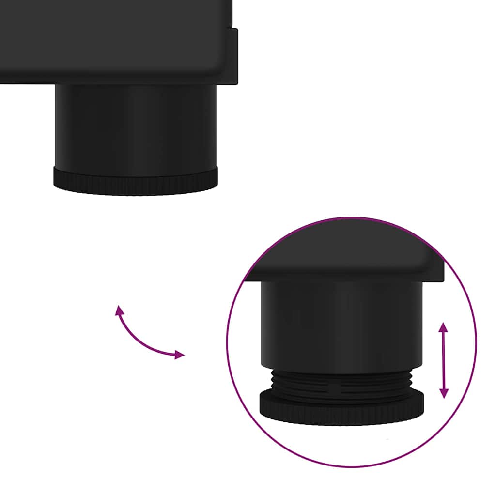 Bathroom Furniture Set 2 pcs Black 61 x 35 x 64 cm