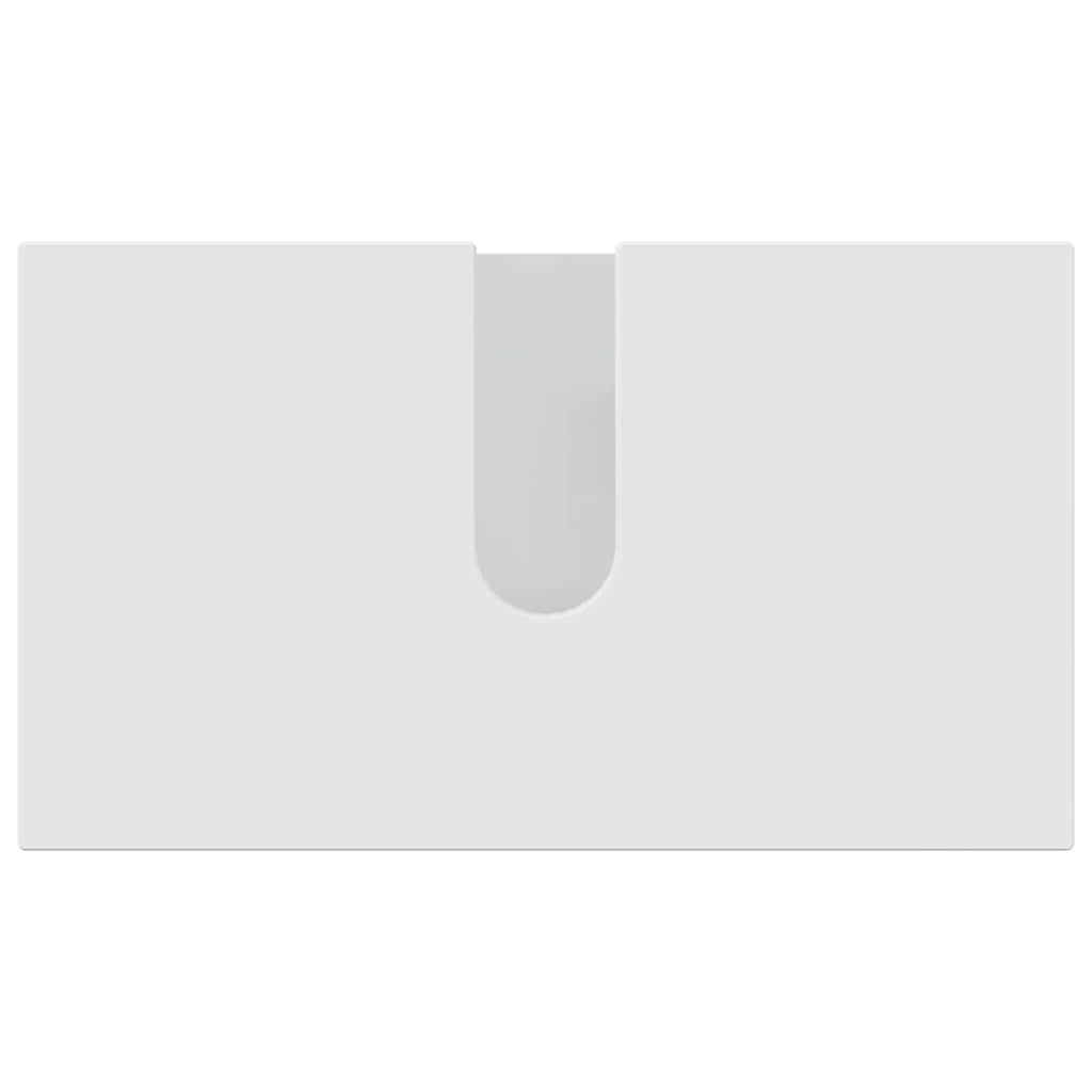 Bathroom Furniture Set Wall-mounted 2 pcs High Gloss White