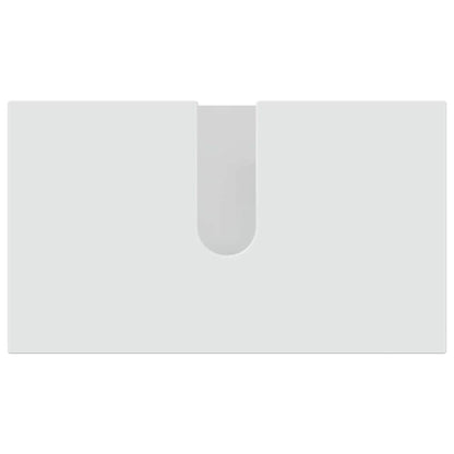 Bathroom Furniture Set Wall-mounted 2 pcs High Gloss White