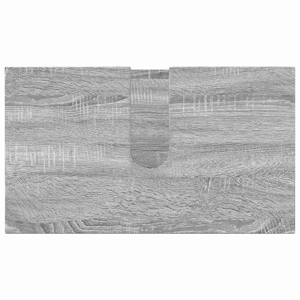 Bathroom Furniture Set 2 pcs Grey Sonoma 61 x 35 x 64 cm