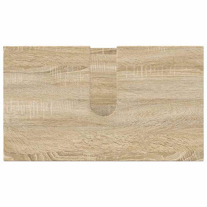 Bathroom Furniture Set 3 pcs Sonoma Oak Engineered wood & Metal