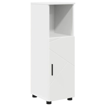 Bathroom Furniture Set 4 pcs White Engineered wood & Metal