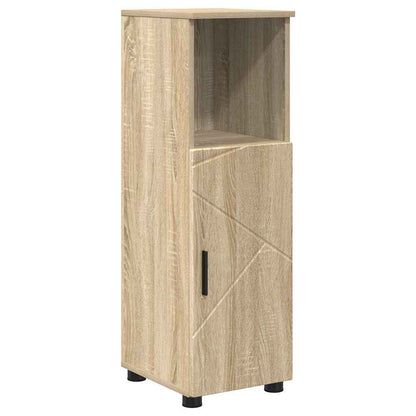 Bathroom Furniture Set 4 pcs Sonoma Oak Engineered wood & Metal