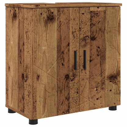 Bathroom Furniture Set 4 pcs Old Wood 61 x 35 x 64 cm