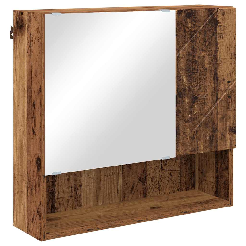 Bathroom Furniture Set 4 pcs Old Wood 61 x 35 x 64 cm