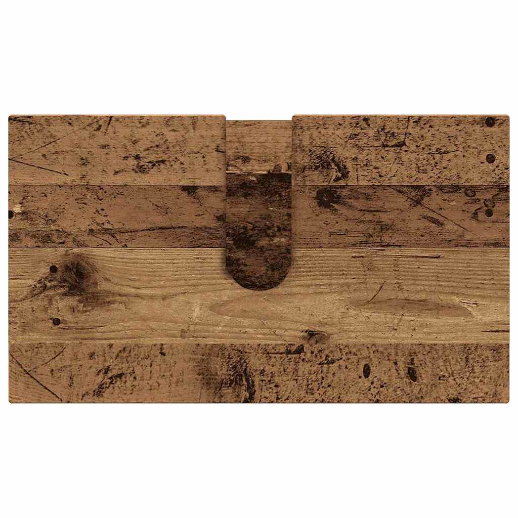 Bathroom Furniture Set 4 pcs Old Wood 61 x 35 x 64 cm
