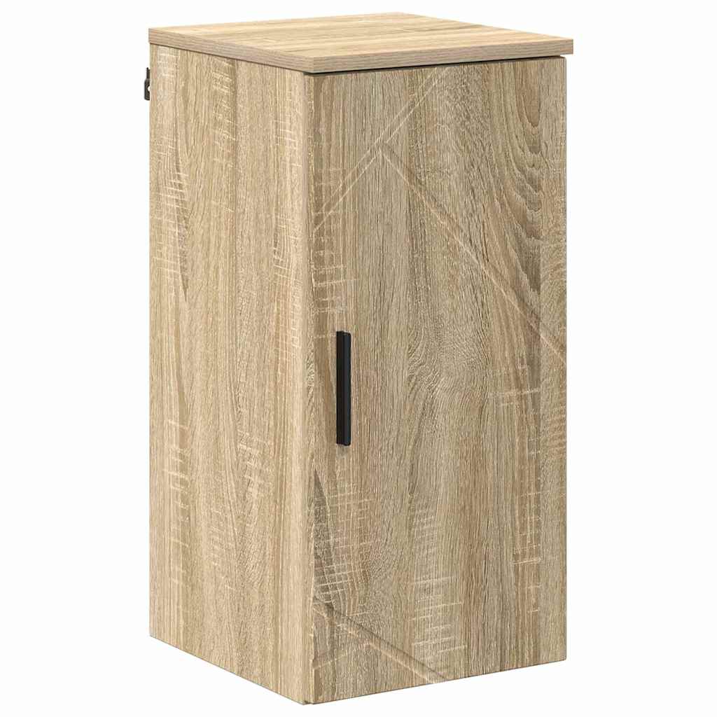 Bathroom Furniture Set 5 pcs Sonoma Oak Engineered wood & Metal