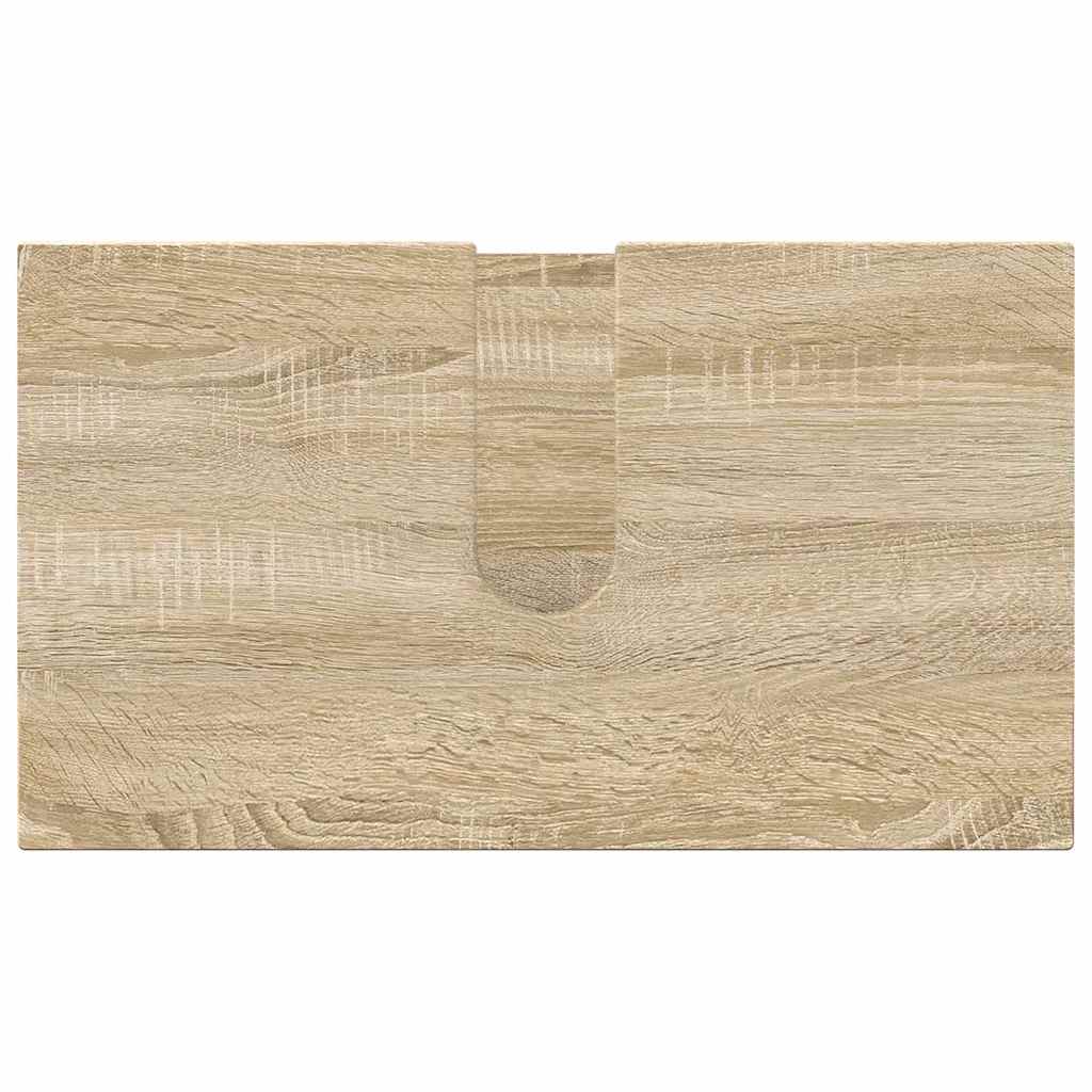 Bathroom Furniture Set 5 pcs Sonoma Oak Engineered wood & Metal
