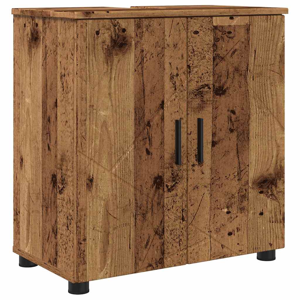 Bathroom Furniture Set 5 pcs Old Wood 61 x 35 x 64 cm