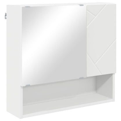 Bathroom Furniture Set 5 pcs White Engineered wood & Metal