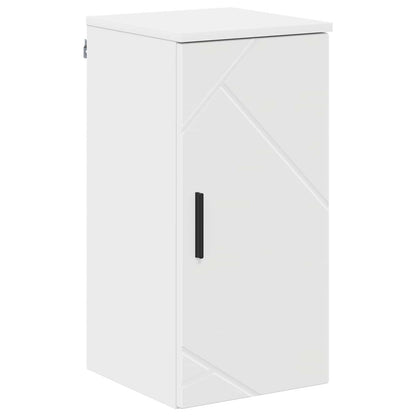 Bathroom Furniture Set 5 pcs White Engineered wood & Metal
