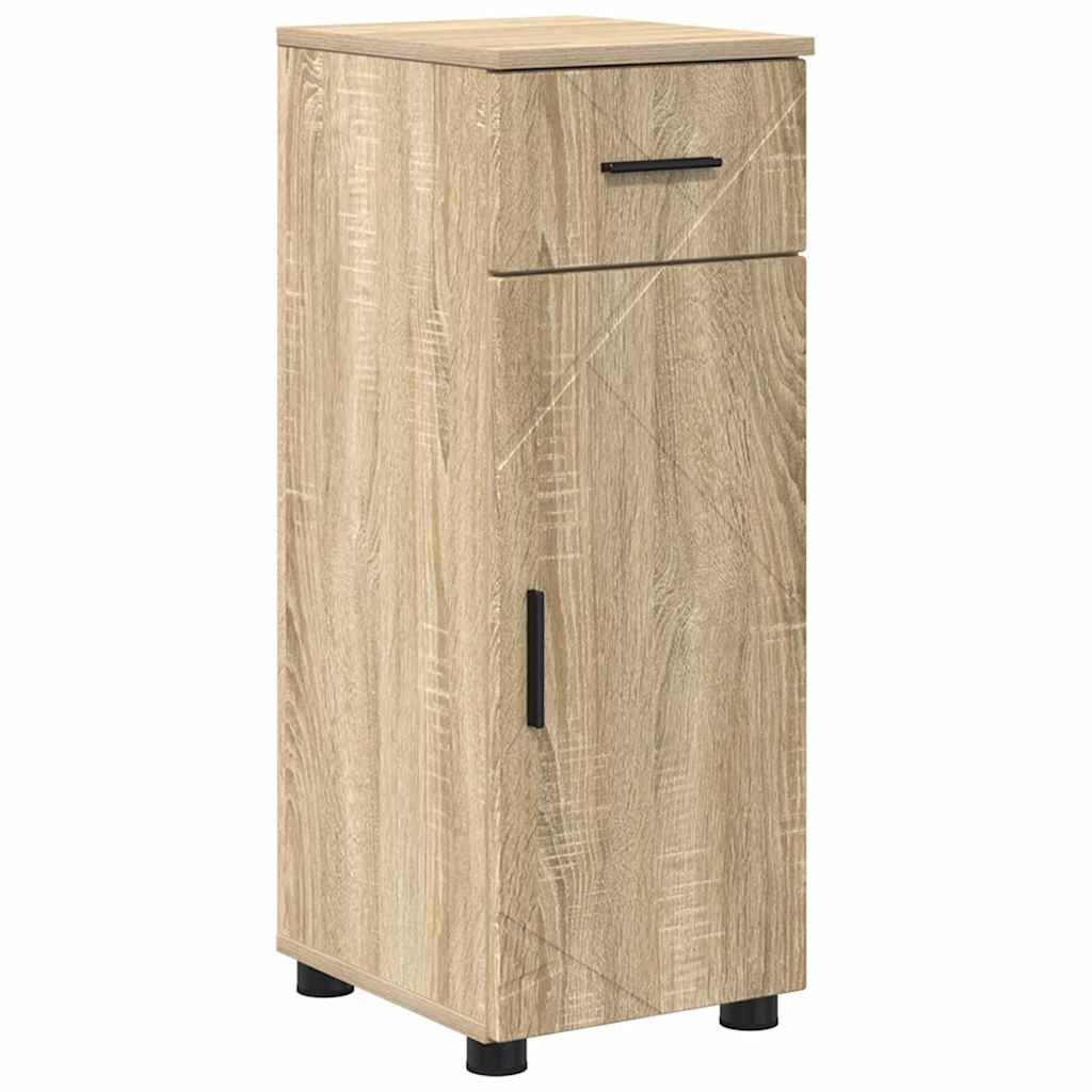 Bathroom Furniture Set 5 pcs Sonoma Oak Engineered wood & Metal