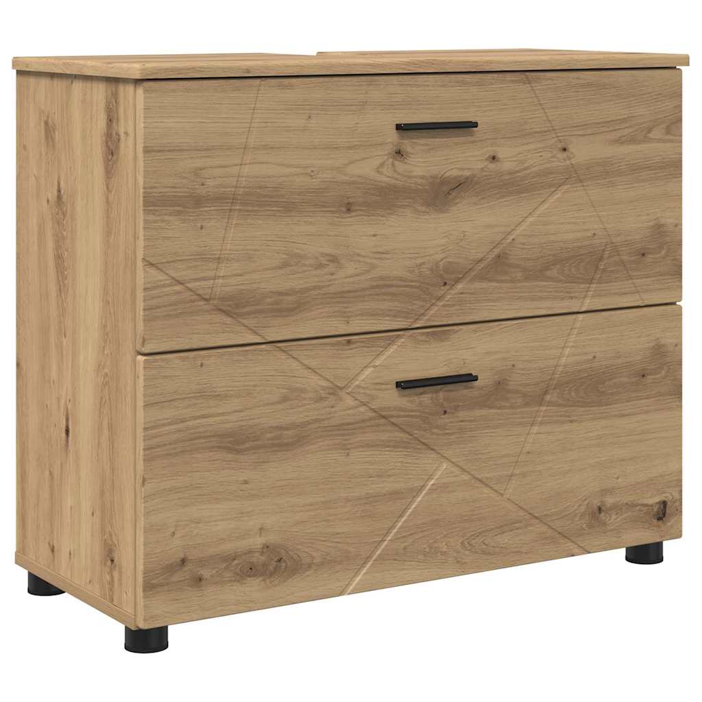 Bathroom Furniture Set 2 pcs Artisan Oak
