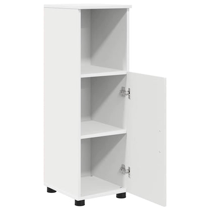 Bathroom Furniture Set 3 pcs White Engineered Wood and Metal