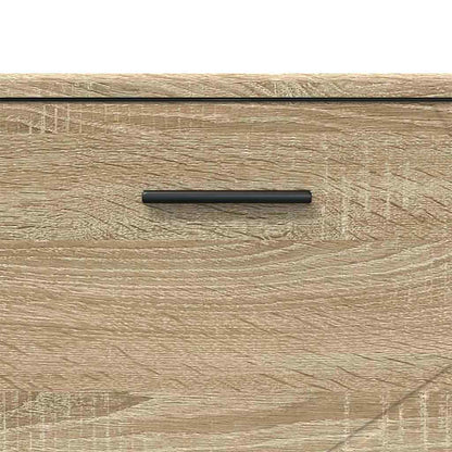 Bathroom Furniture Set with Drawer with Shelf 3 pcs Sonoma Oak