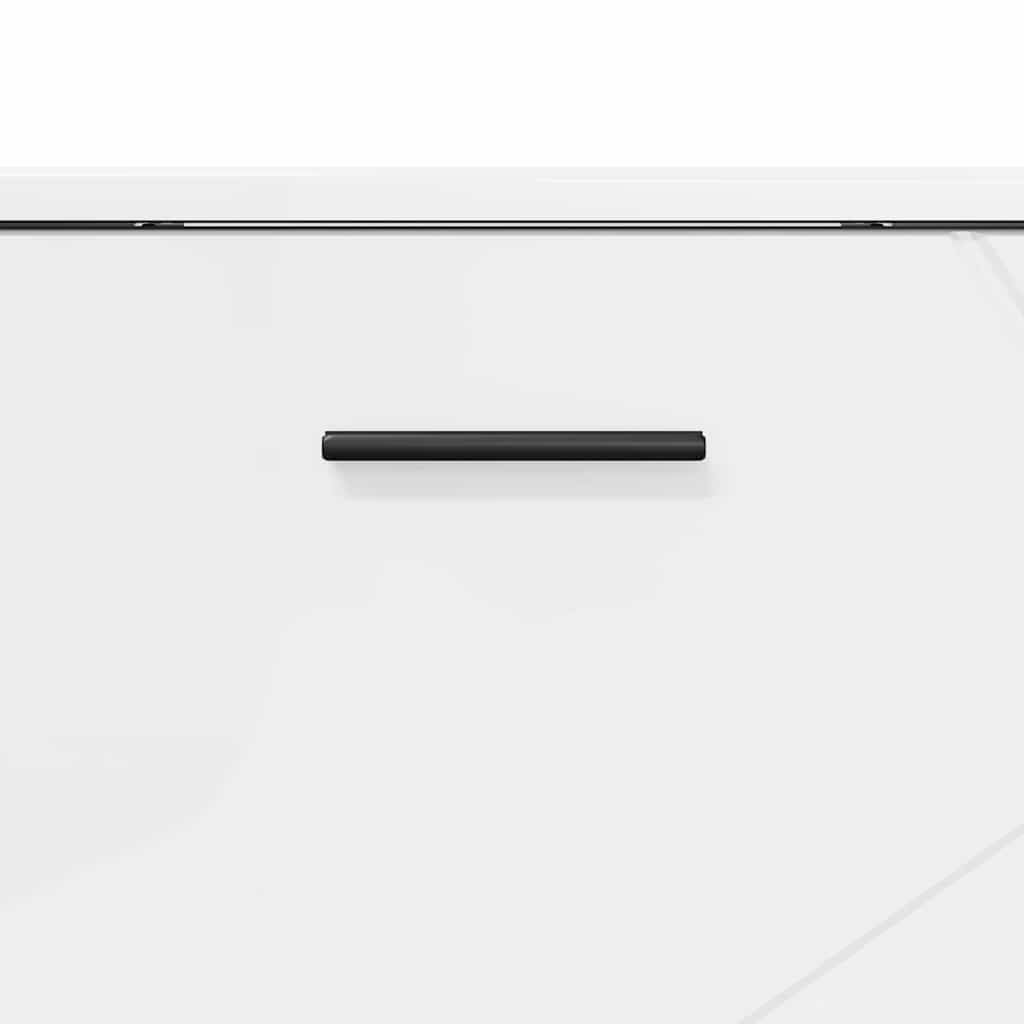 Bathroom Furniture Set with Drawer 3 pcs High Gloss White