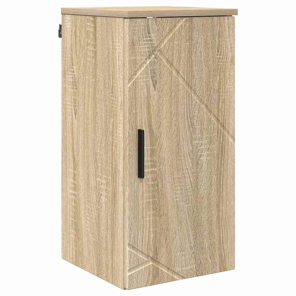 Bathroom Furniture Set with Drawer with Shelf 5 pcs Sonoma Oak