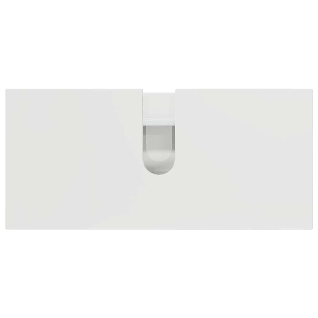 Bathroom Furniture Set with Drawer 5 pcs High Gloss White