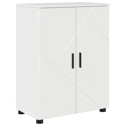 Bathroom Furniture Set with Drawer 4 pcs High Gloss White