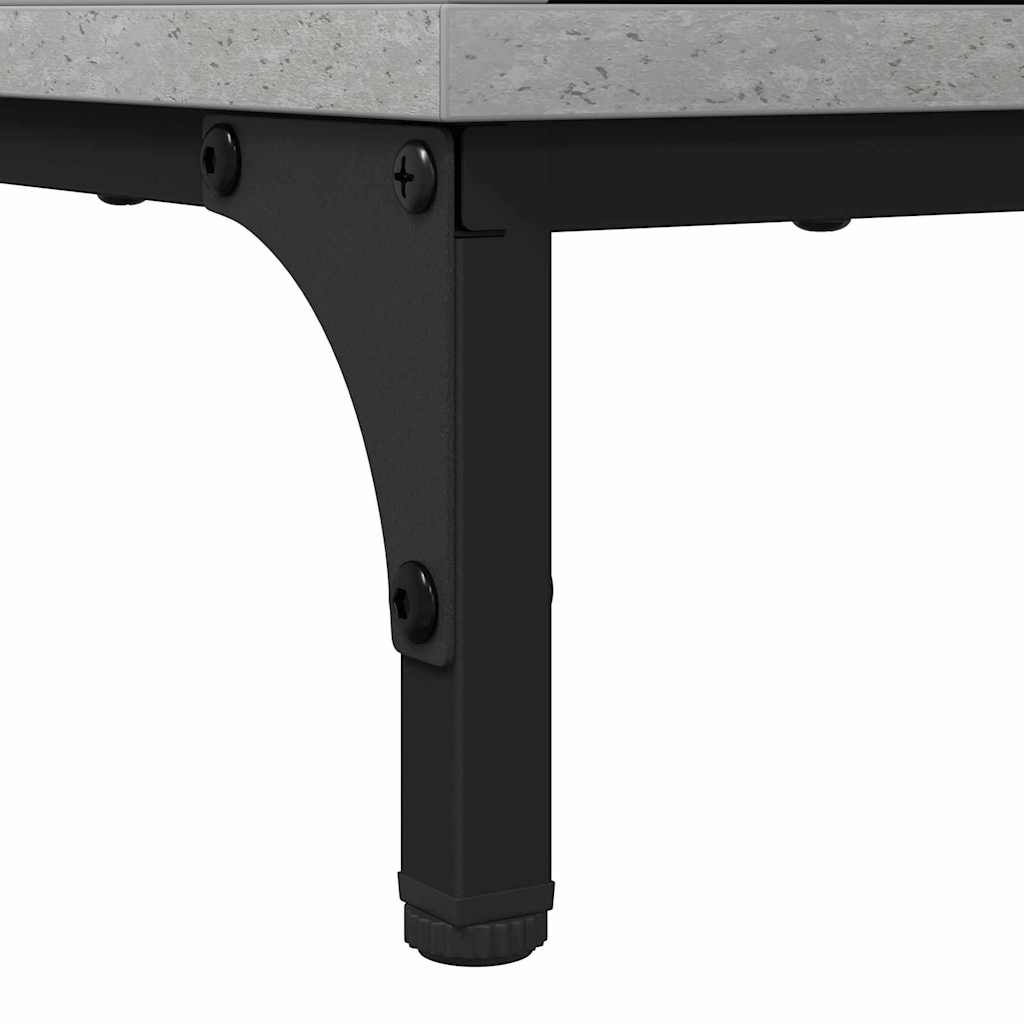 Bathroom Furniture Set with Drawer 2 pcs Concrete Grey