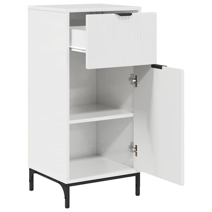 Bathroom Furniture Set with Drawer 2 pcs High Gloss White