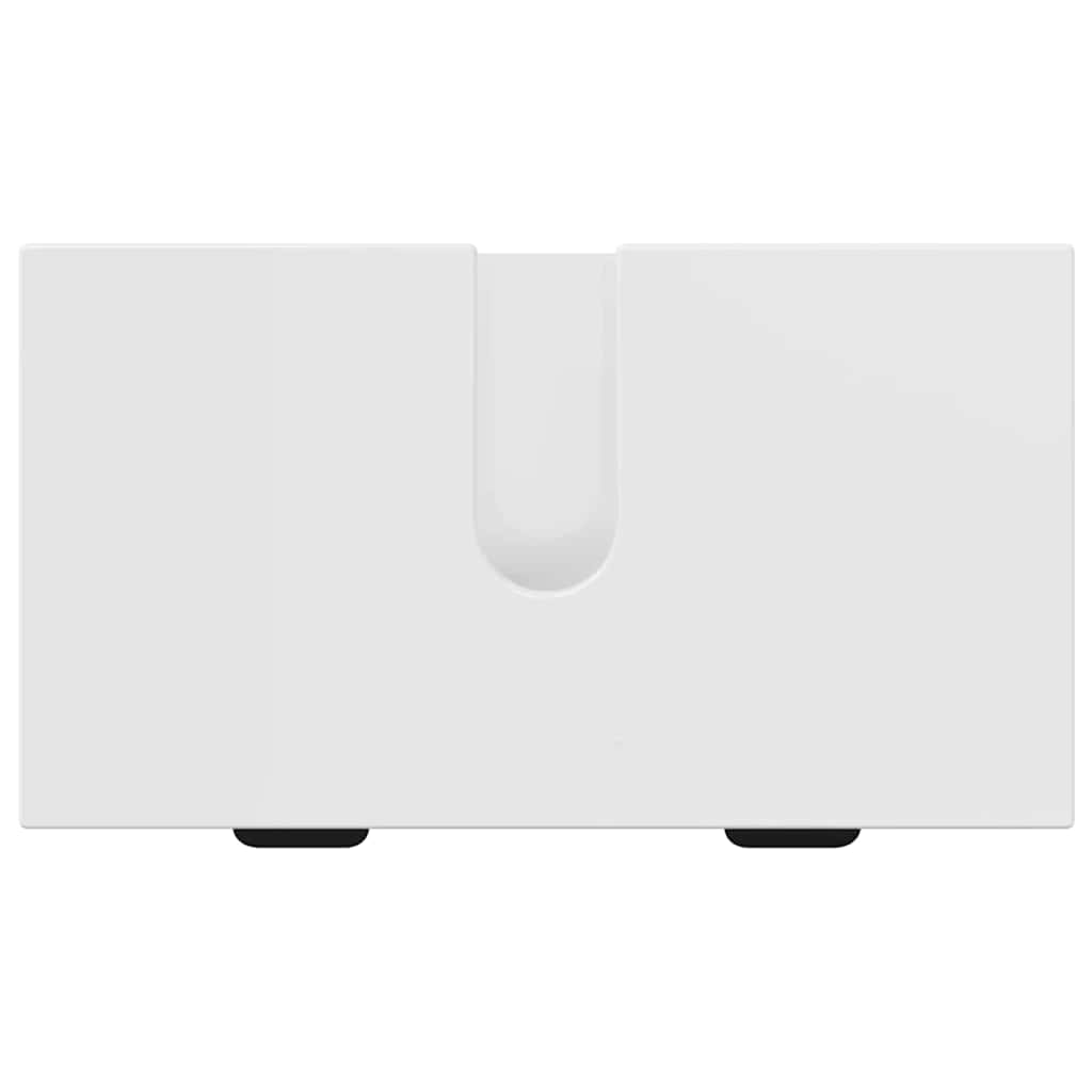 Bathroom Furniture Set with Drawer 2 pcs High Gloss White