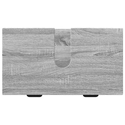 Bathroom Furniture Set with Drawer with Shelf 2 pcs Grey Sonoma