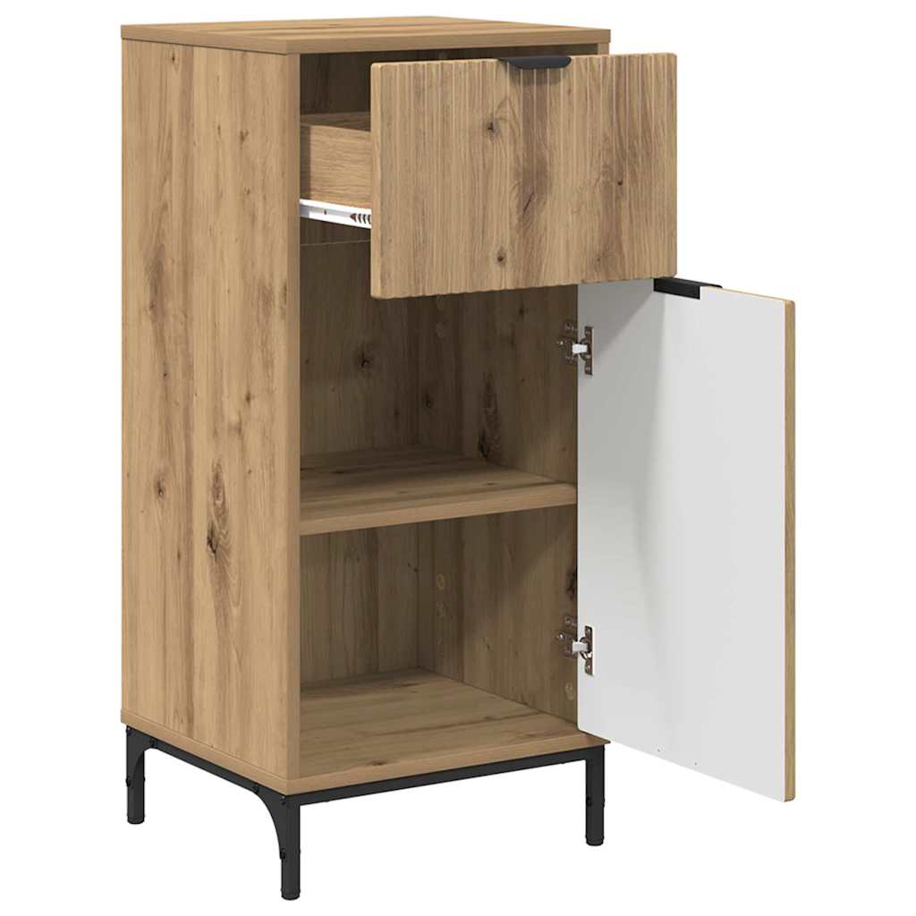 Bathroom Furniture Set with Drawer with Shelf 2 pcs Artisan Oak