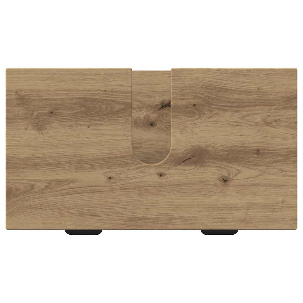 Bathroom Furniture Set with Drawer with Shelf 2 pcs Artisan Oak