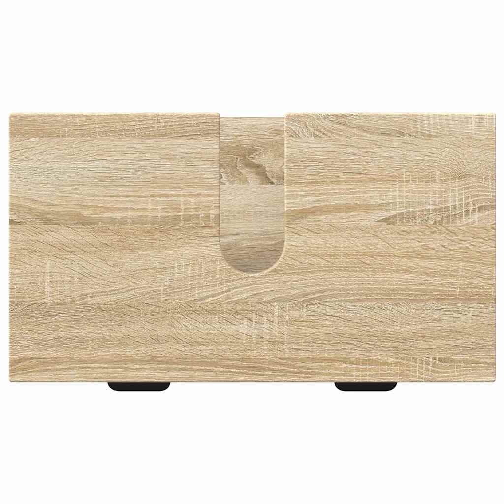Bathroom Furniture Set 3 pcs Sonoma oak Engineered wood