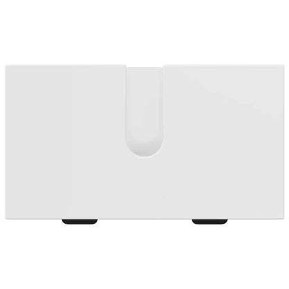 Bathroom Furniture Set 3 pcs High gloss white Engineered wood