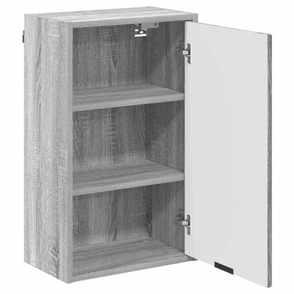 Bathroom Furniture Set 3 pcs Grey sonoma Engineered wood