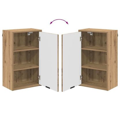 Bathroom Furniture Set 4 pcs Artisan Oak Engineered wood, Metal
