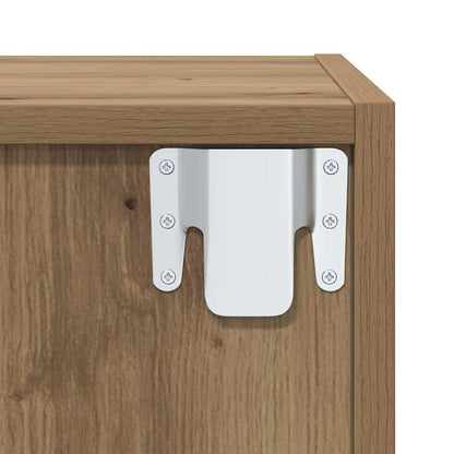 TV Cabinet Set Wall-mounted 4 pcs Artisan Oak Engineered Wood