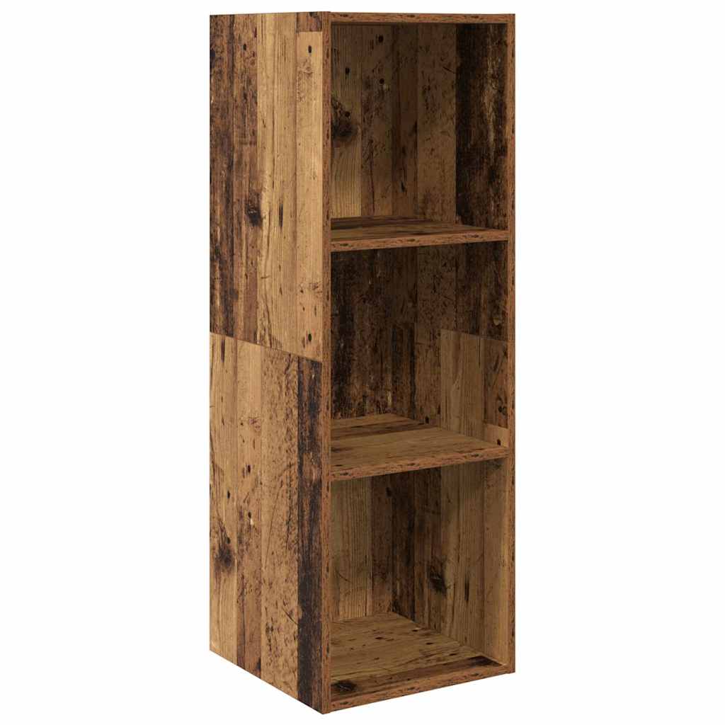 TV Cabinet Set Wall-mounted 3 pcs Old Wood Engineered Wood