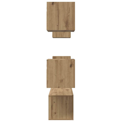 TV Cabinet Set Wall-mounted 6 pcs Artisan Oak Engineered Wood