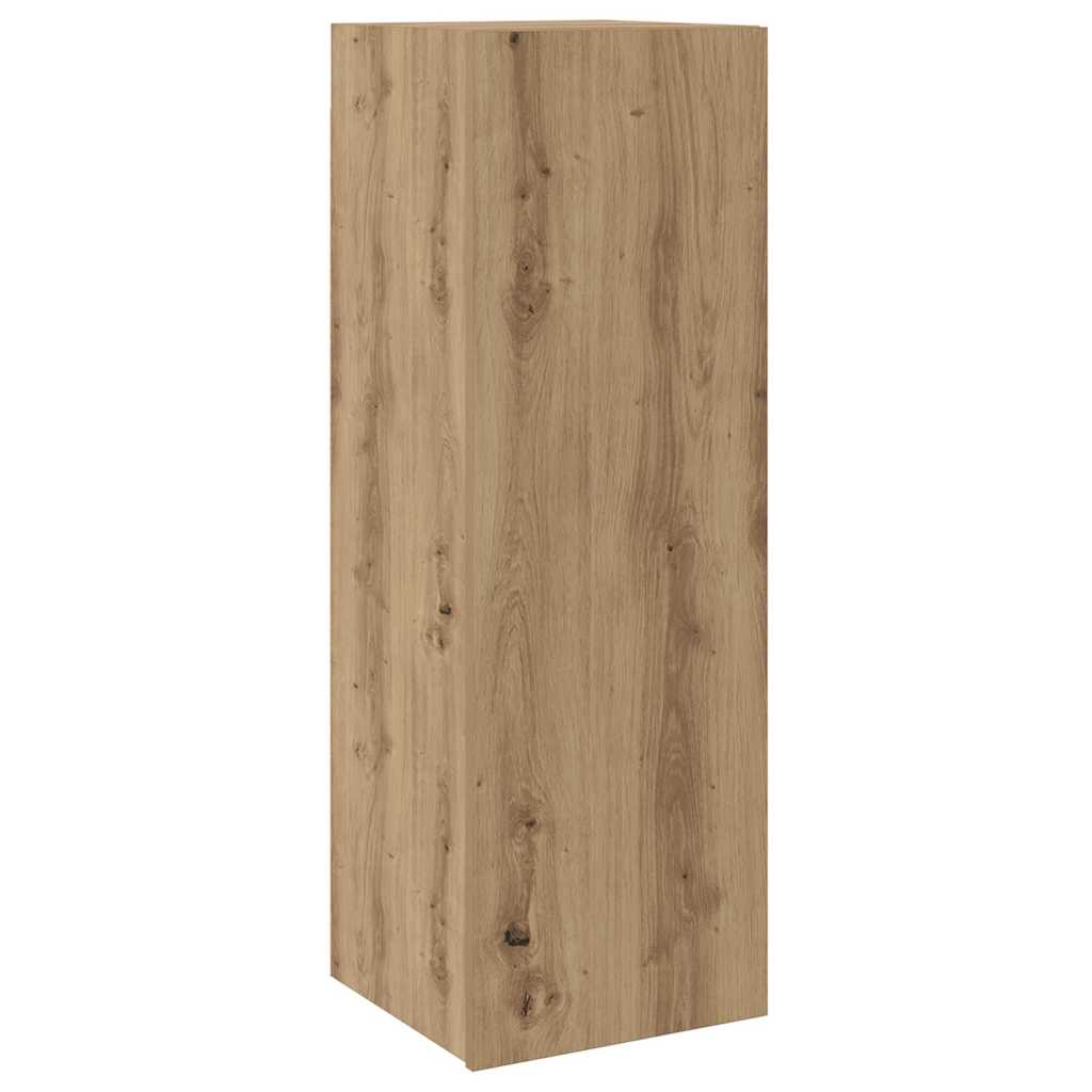 TV Cabinet Set 10 pcs Artisan Oak Engineered Wood