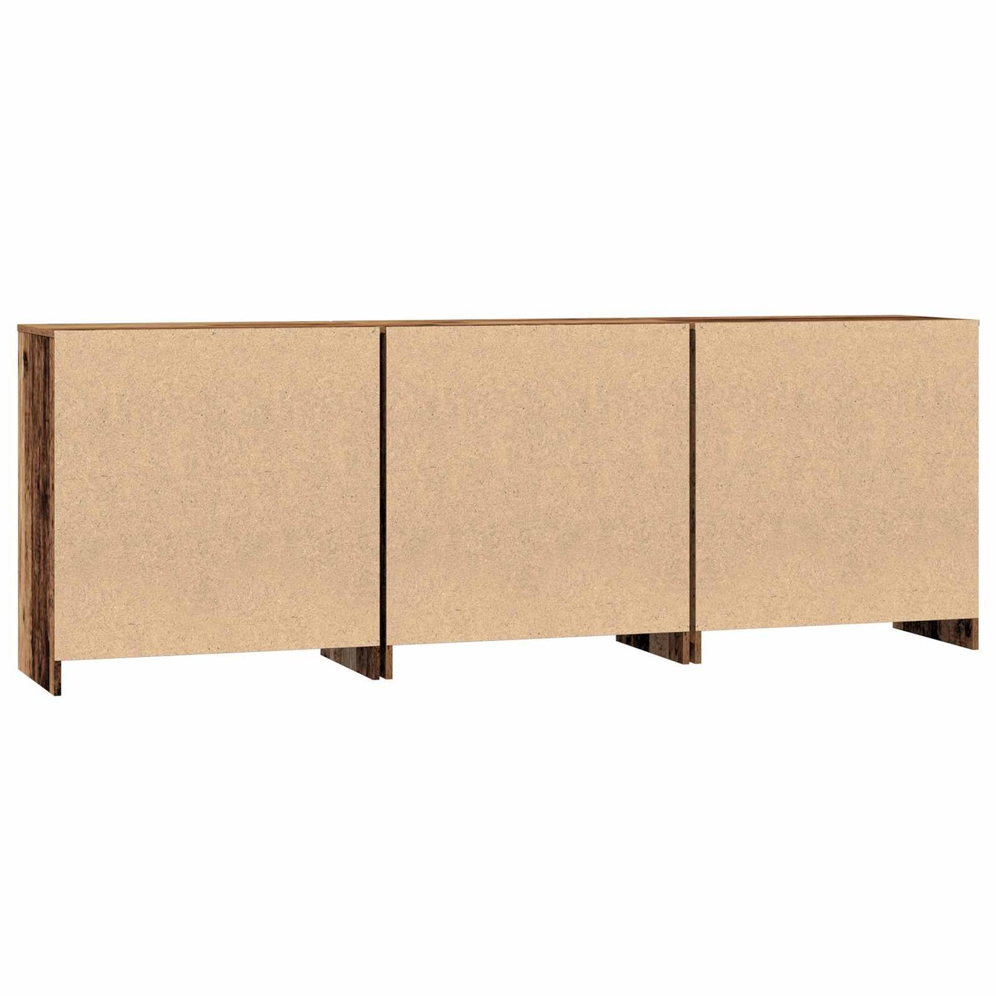 Sideboard 3 pcs Old Wood 70 x 41 x 75 cm Engineered Wood