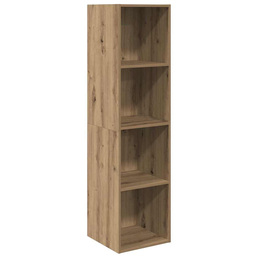 TV Cabinet Set Wall-mounted 2 pcs Artisan Oak Engineered Wood