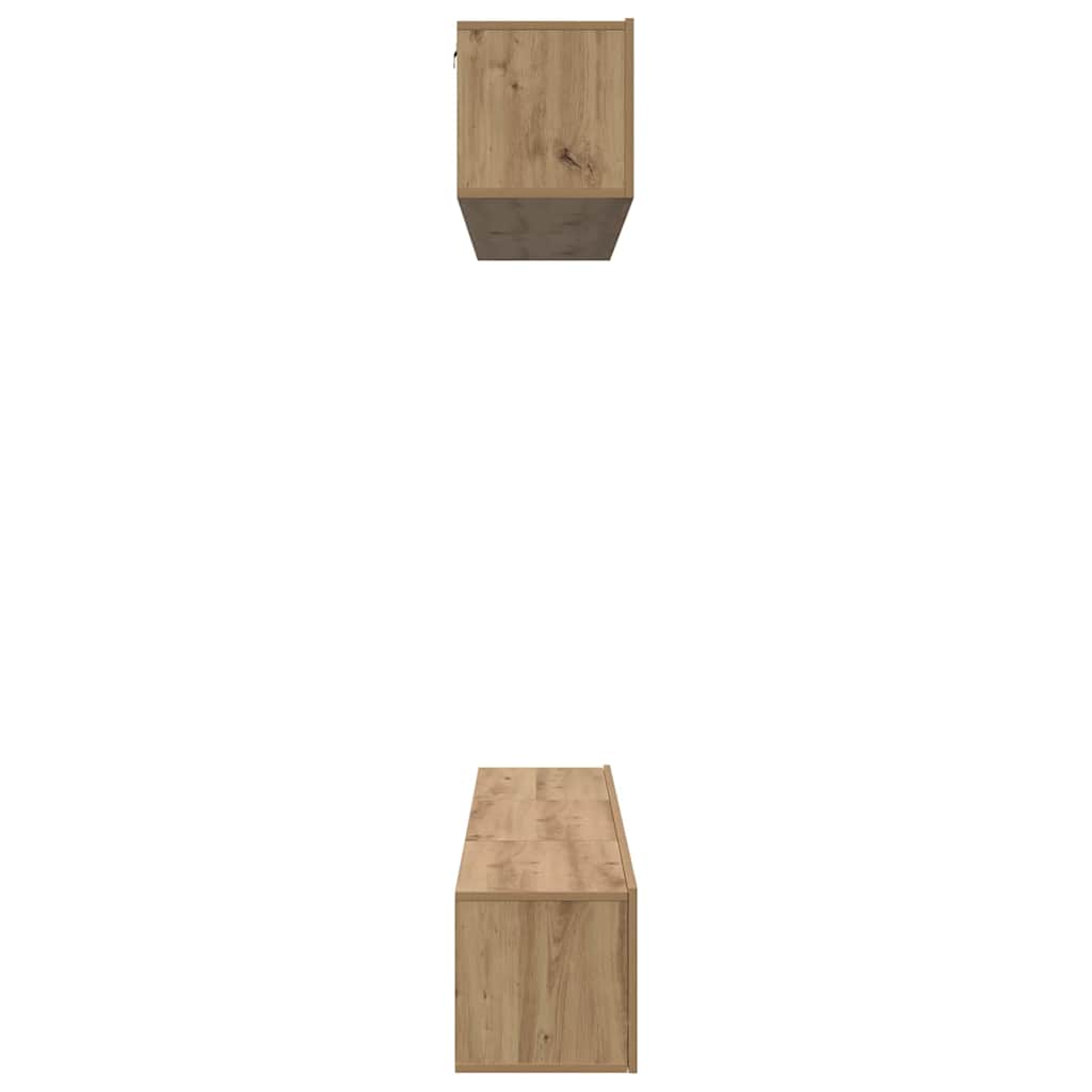 TV Cabinet Set 5 pcs Artisan Oak Engineered Wood