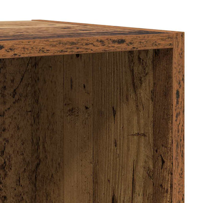 TV Cabinet Set Wall-mounted 4 pcs Old Wood Engineered Wood