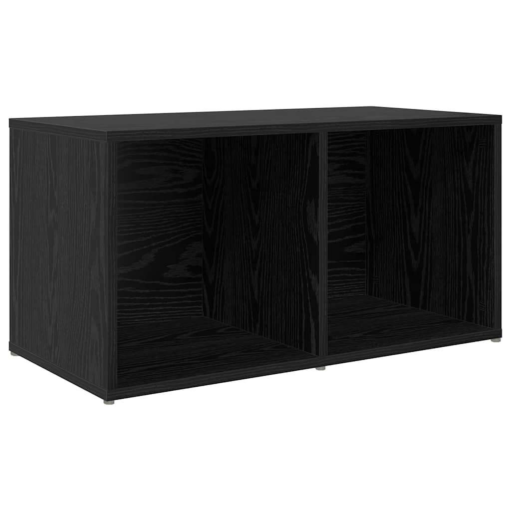 TV Cabinet Set 3 pcs Black Engineered Wood