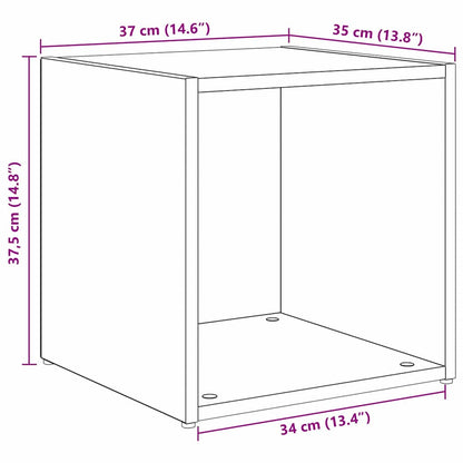 TV Cabinet Set Wall-mounted 8 pcs Black Oak Engineered Wood
