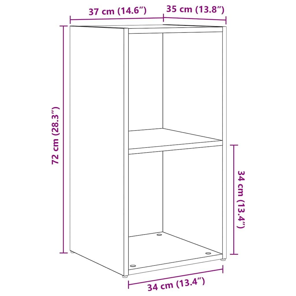 TV Cabinet Set 8 pcs Black Oak Engineered Wood