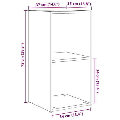 TV Cabinet Set 8 pcs Black Oak Engineered Wood