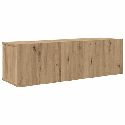 TV Cabinet Set Wall-mounted 8 pcs Artisan Oak Engineered Wood