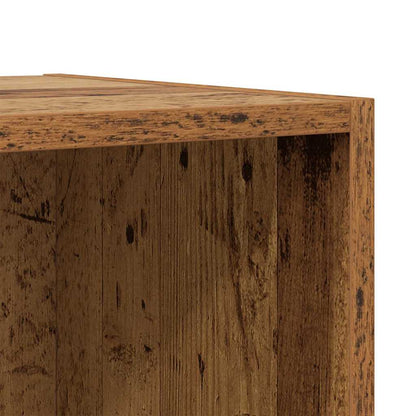 TV Cabinet Set Wall-mounted 2 pcs Old Wood Engineered Wood