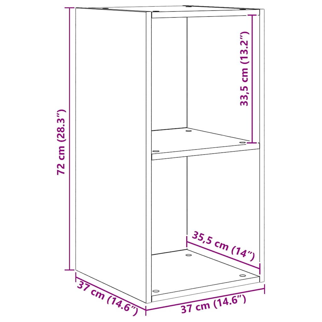 TV Cabinet Set 3 pcs Black Oak Engineered Wood